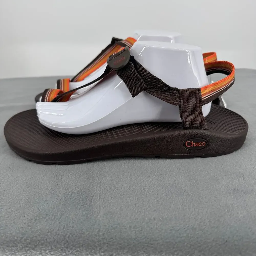 Chaco Bodhi Belt Java Sandals Mens 12 Brown Orange Toe Loop JCH108607‎